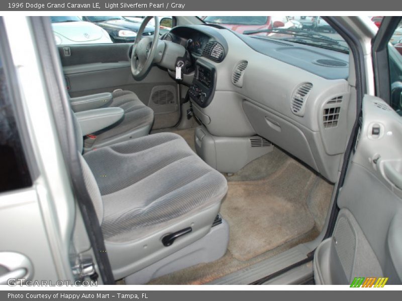 Light Silverfern Pearl / Gray 1996 Dodge Grand Caravan LE