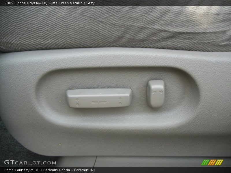 Slate Green Metallic / Gray 2009 Honda Odyssey EX