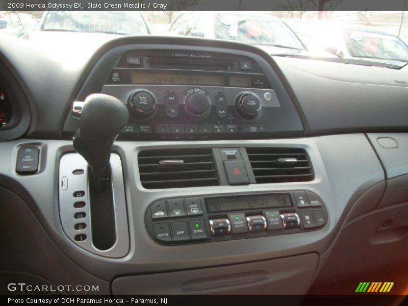 Slate Green Metallic / Gray 2009 Honda Odyssey EX