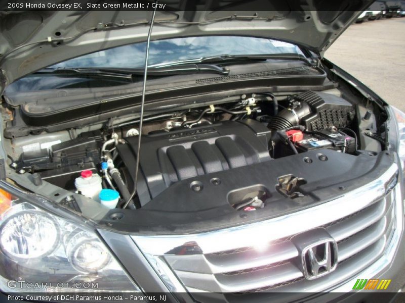 Slate Green Metallic / Gray 2009 Honda Odyssey EX