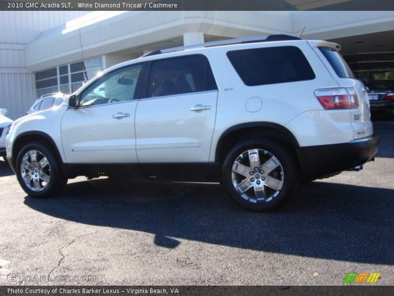 White Diamond Tricoat / Cashmere 2010 GMC Acadia SLT