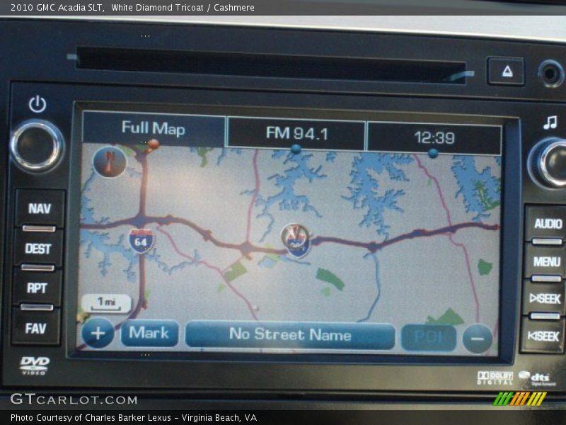 White Diamond Tricoat / Cashmere 2010 GMC Acadia SLT