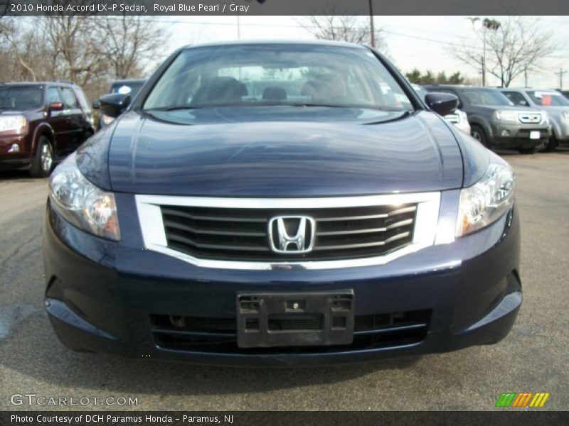 Royal Blue Pearl / Gray 2010 Honda Accord LX-P Sedan