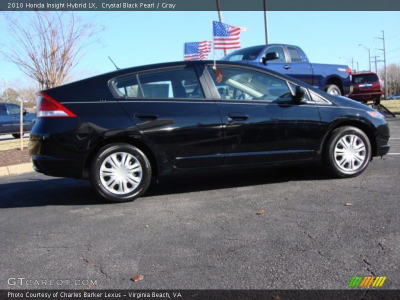 Crystal Black Pearl / Gray 2010 Honda Insight Hybrid LX