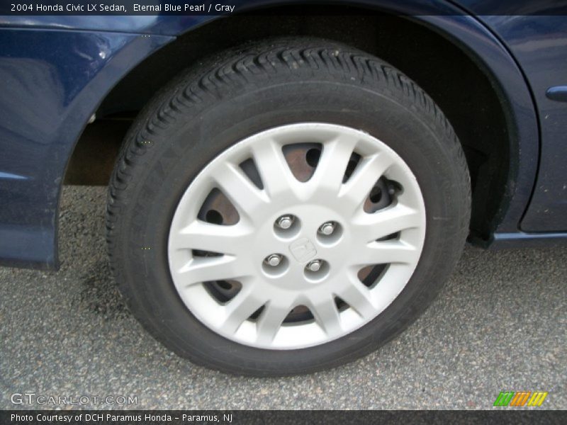 Eternal Blue Pearl / Gray 2004 Honda Civic LX Sedan