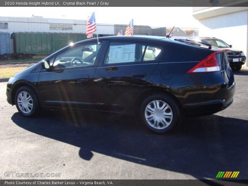 Crystal Black Pearl / Gray 2010 Honda Insight Hybrid LX
