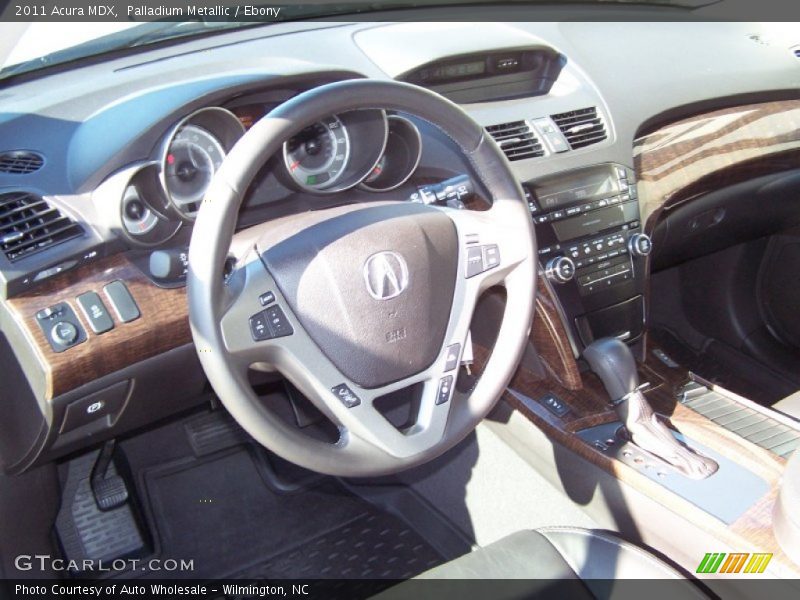 Palladium Metallic / Ebony 2011 Acura MDX