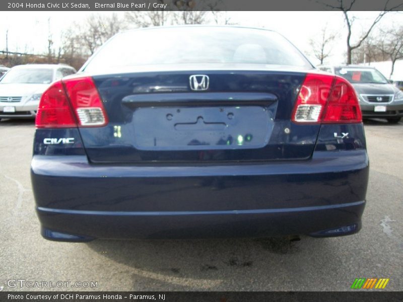 Eternal Blue Pearl / Gray 2004 Honda Civic LX Sedan