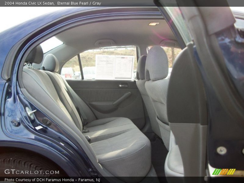 Eternal Blue Pearl / Gray 2004 Honda Civic LX Sedan