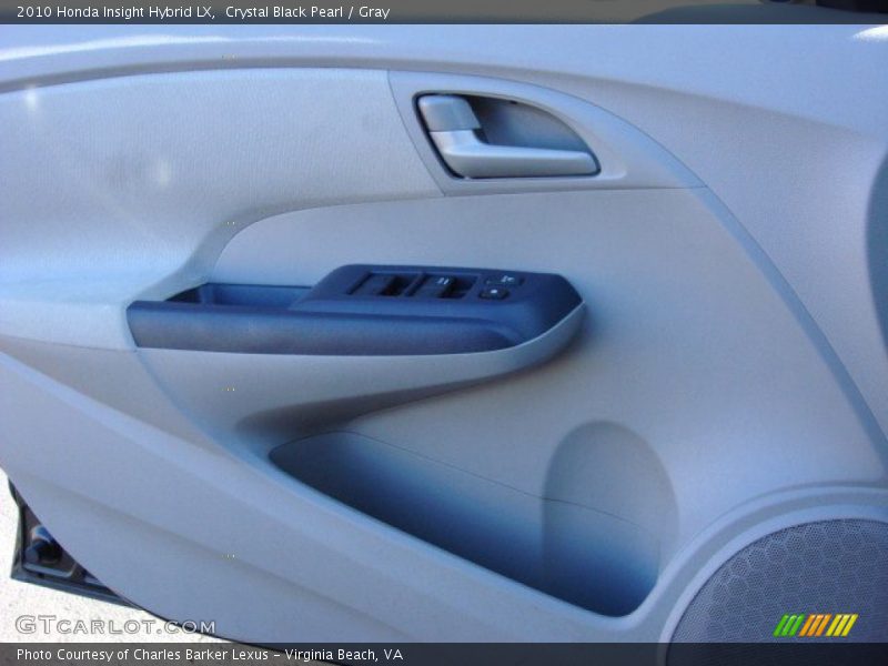 Crystal Black Pearl / Gray 2010 Honda Insight Hybrid LX