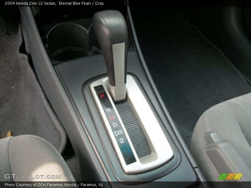 Eternal Blue Pearl / Gray 2004 Honda Civic LX Sedan