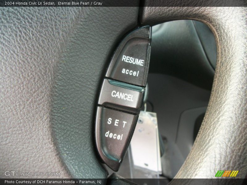Eternal Blue Pearl / Gray 2004 Honda Civic LX Sedan