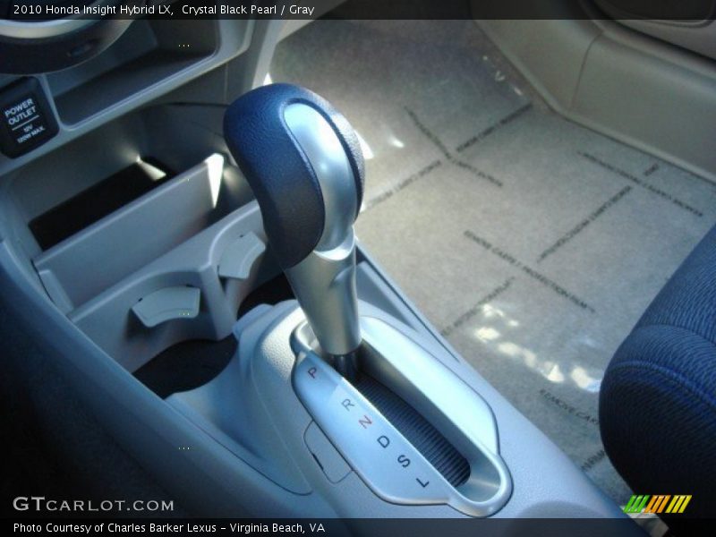 Crystal Black Pearl / Gray 2010 Honda Insight Hybrid LX