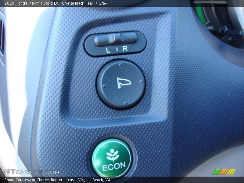 Crystal Black Pearl / Gray 2010 Honda Insight Hybrid LX