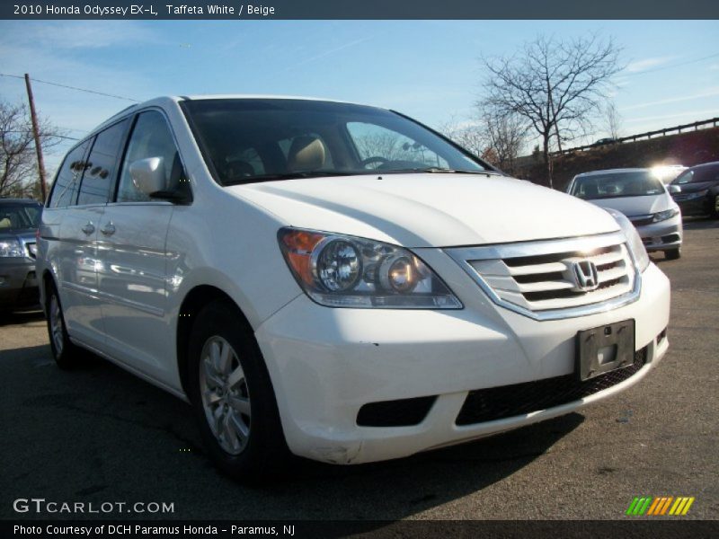 Taffeta White / Beige 2010 Honda Odyssey EX-L