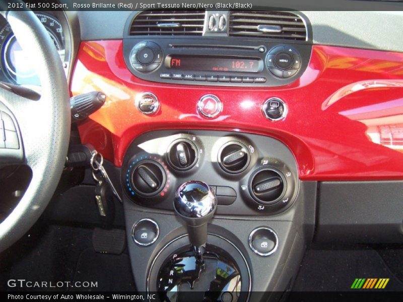 Rosso Brillante (Red) / Sport Tessuto Nero/Nero (Black/Black) 2012 Fiat 500 Sport