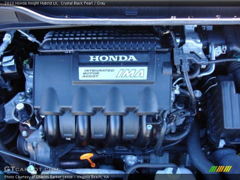 Crystal Black Pearl / Gray 2010 Honda Insight Hybrid LX