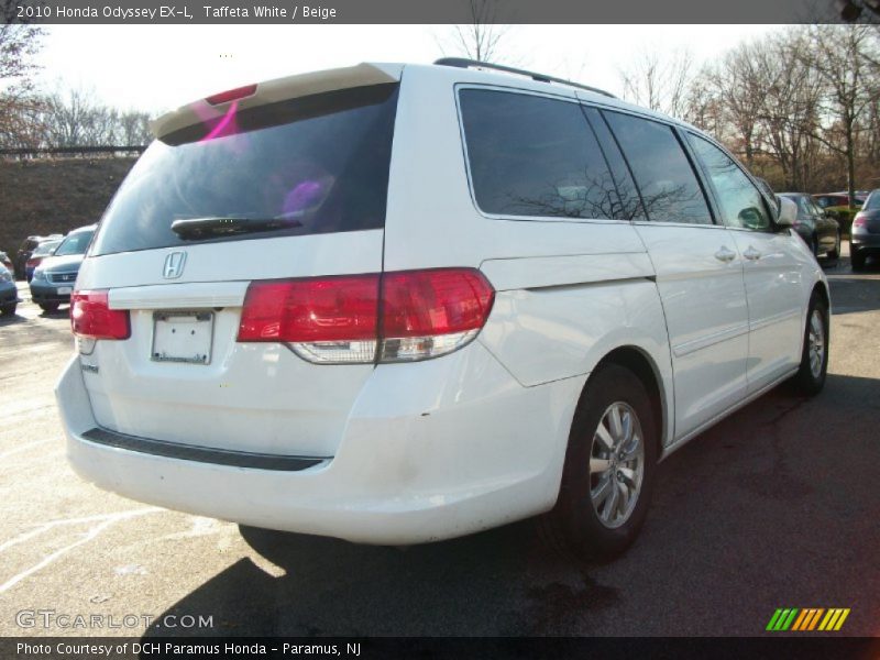 Taffeta White / Beige 2010 Honda Odyssey EX-L