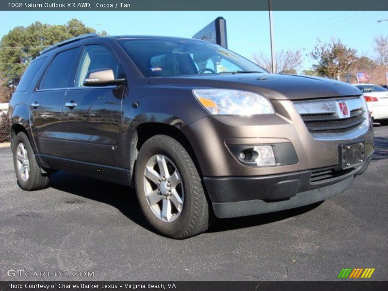 Cocoa / Tan 2008 Saturn Outlook XR AWD