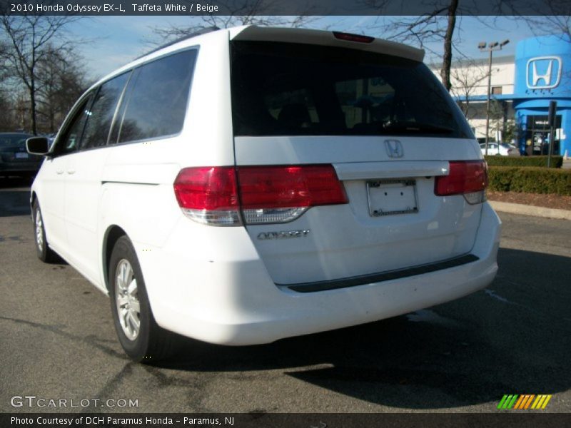 Taffeta White / Beige 2010 Honda Odyssey EX-L