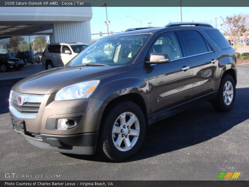 Cocoa / Tan 2008 Saturn Outlook XR AWD