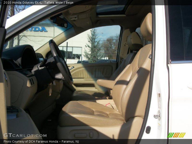 Taffeta White / Beige 2010 Honda Odyssey EX-L