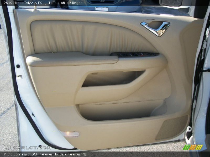 Taffeta White / Beige 2010 Honda Odyssey EX-L