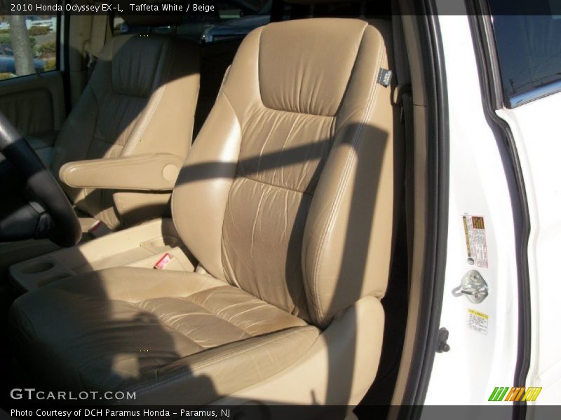 Taffeta White / Beige 2010 Honda Odyssey EX-L