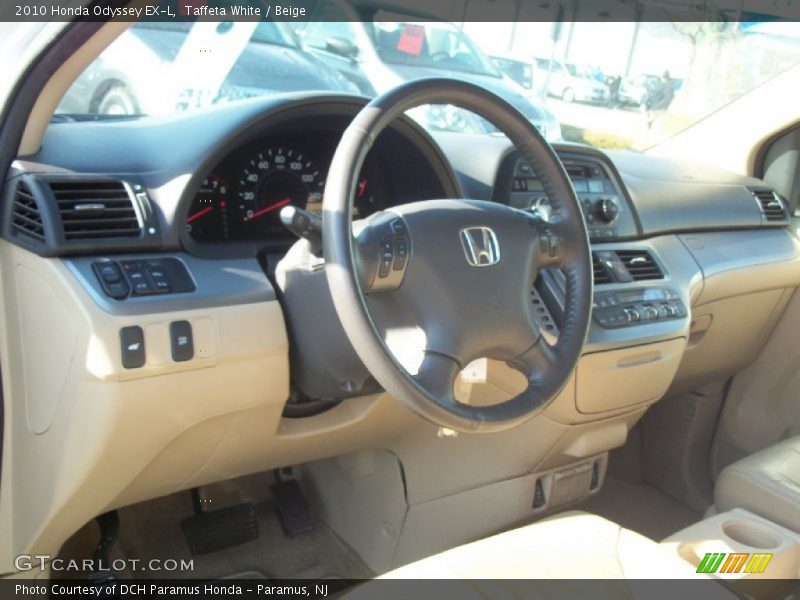 Taffeta White / Beige 2010 Honda Odyssey EX-L