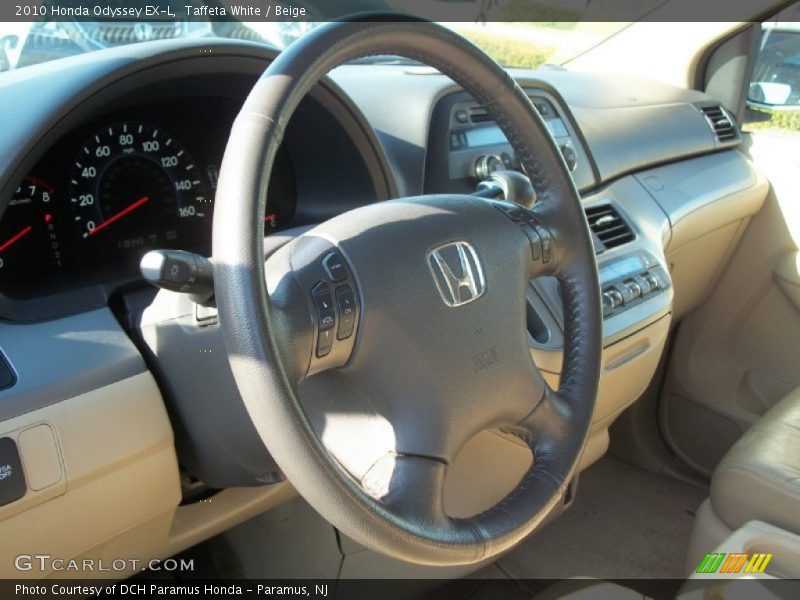 Taffeta White / Beige 2010 Honda Odyssey EX-L