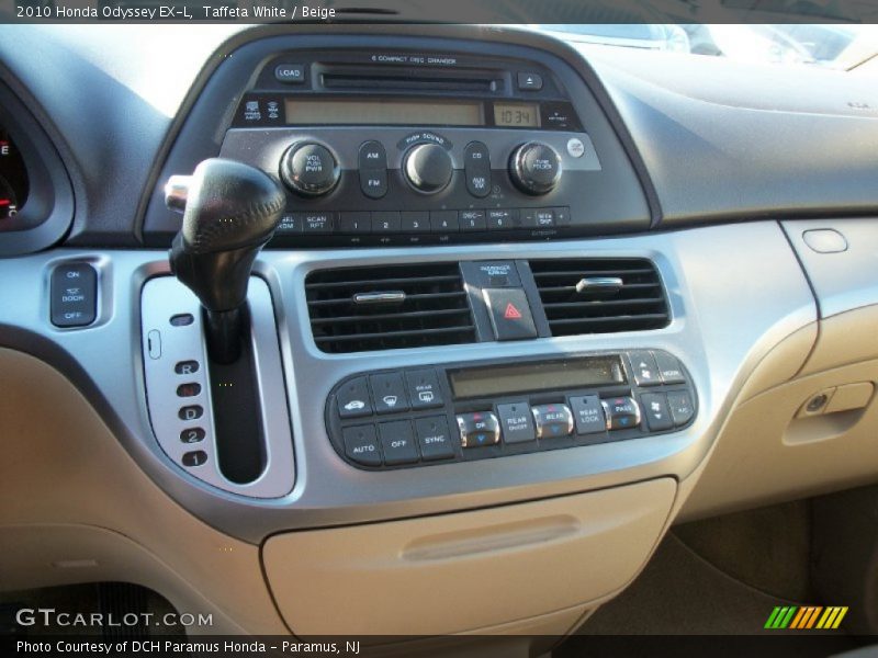 Taffeta White / Beige 2010 Honda Odyssey EX-L