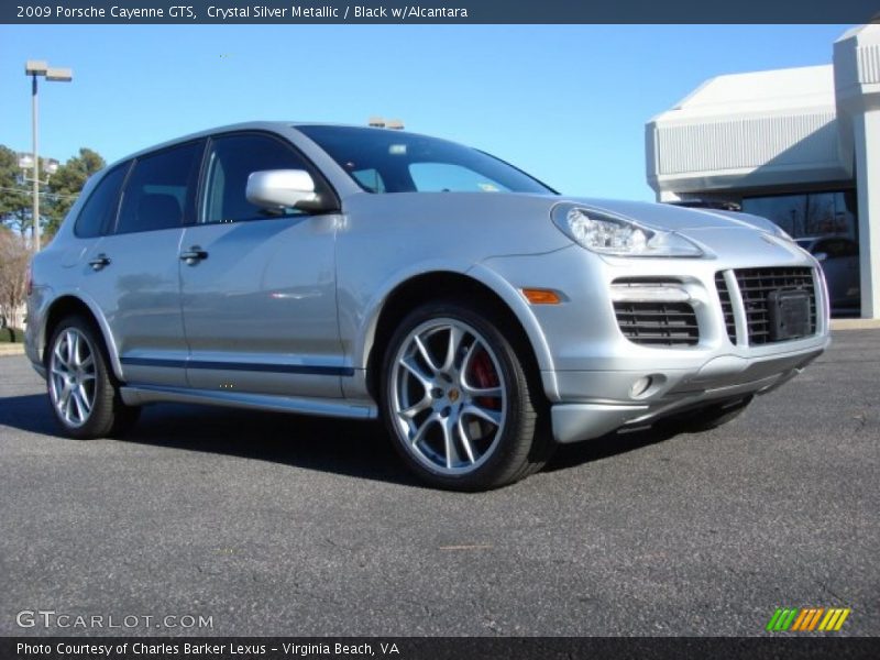 Crystal Silver Metallic / Black w/Alcantara 2009 Porsche Cayenne GTS