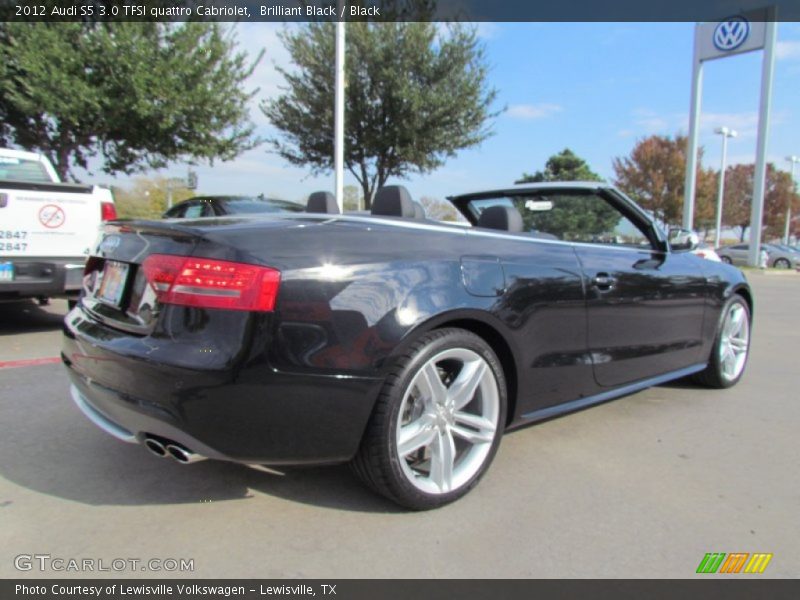 Brilliant Black / Black 2012 Audi S5 3.0 TFSI quattro Cabriolet