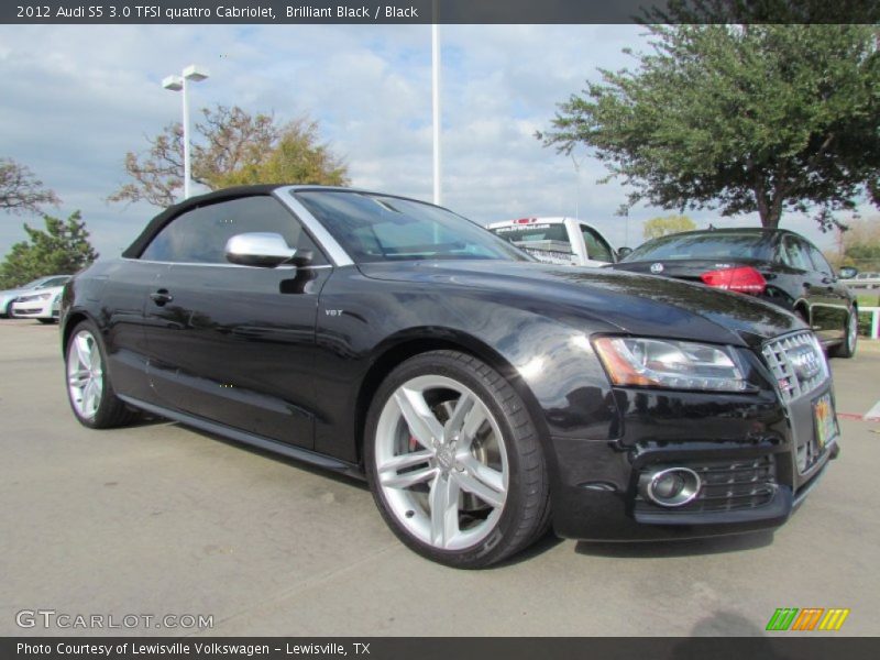 Brilliant Black / Black 2012 Audi S5 3.0 TFSI quattro Cabriolet