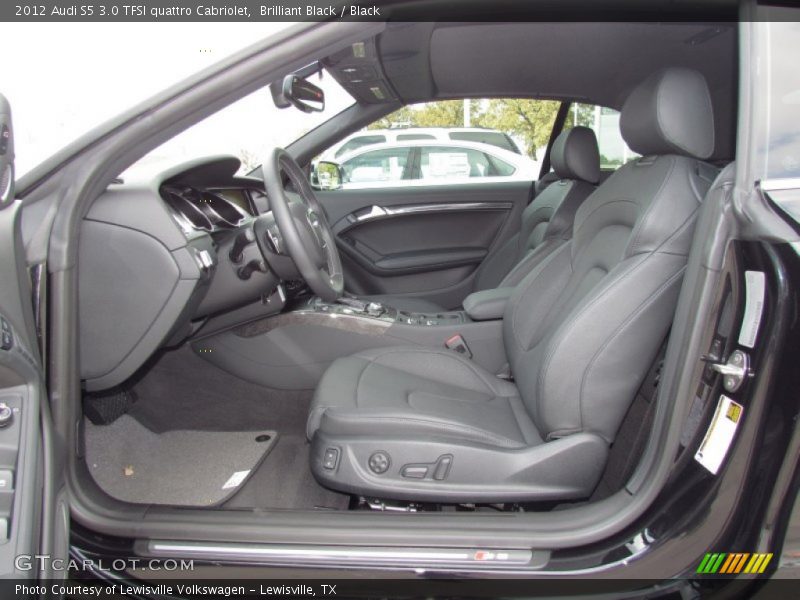  2012 S5 3.0 TFSI quattro Cabriolet Black Interior