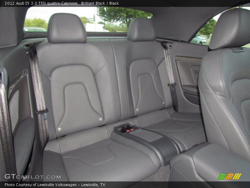  2012 S5 3.0 TFSI quattro Cabriolet Black Interior