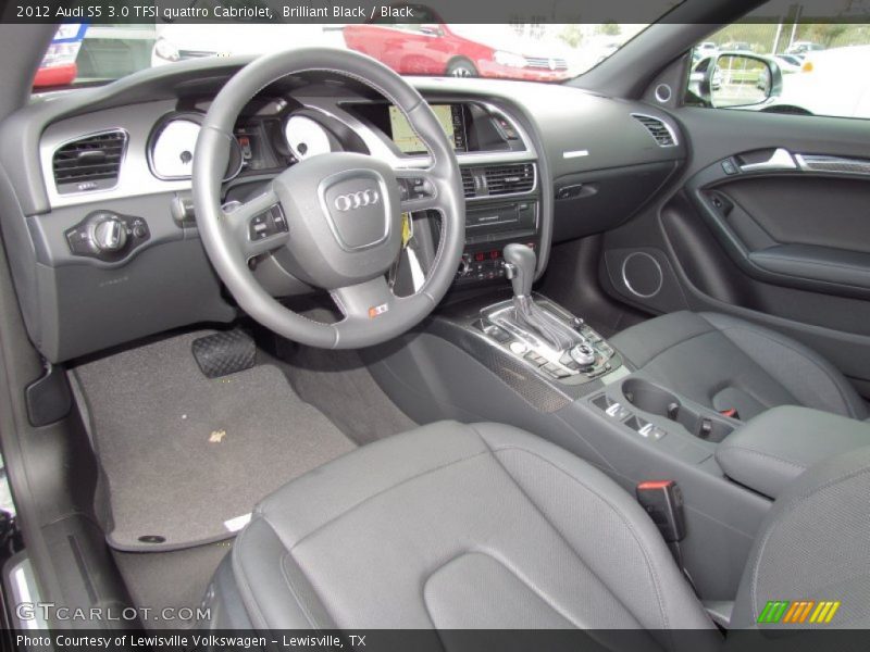 Black Interior - 2012 S5 3.0 TFSI quattro Cabriolet 