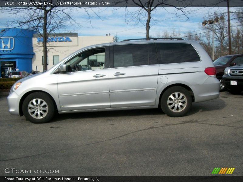 Alabaster Silver Metallic / Gray 2010 Honda Odyssey EX-L