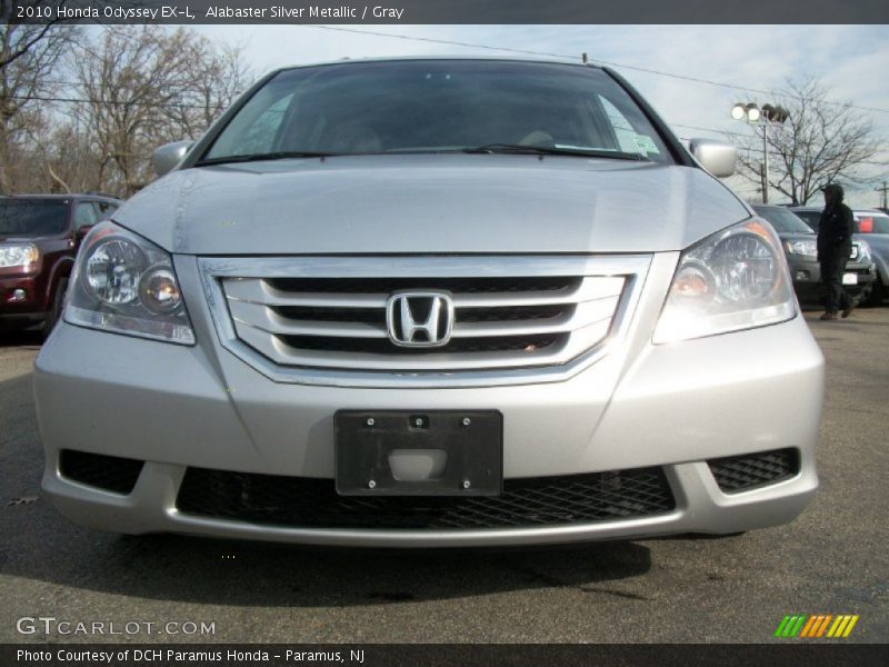 Alabaster Silver Metallic / Gray 2010 Honda Odyssey EX-L