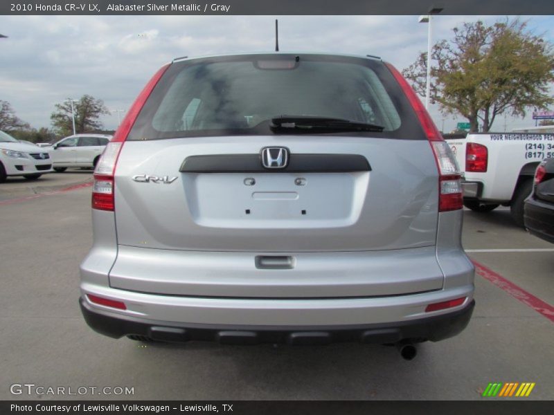 Alabaster Silver Metallic / Gray 2010 Honda CR-V LX