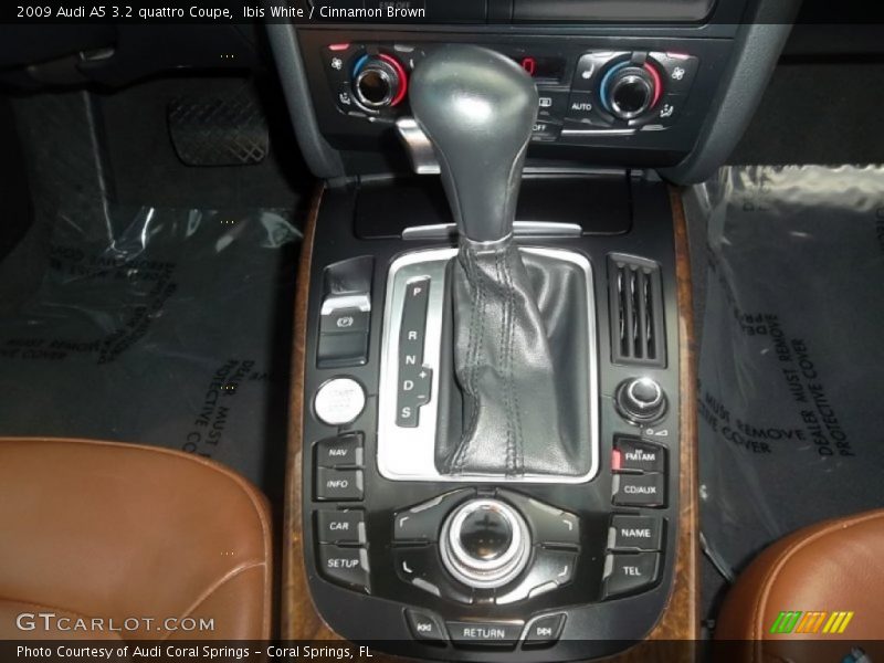 Ibis White / Cinnamon Brown 2009 Audi A5 3.2 quattro Coupe