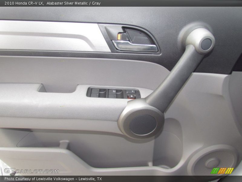 Alabaster Silver Metallic / Gray 2010 Honda CR-V LX