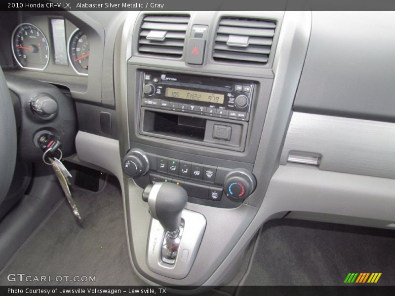Alabaster Silver Metallic / Gray 2010 Honda CR-V LX