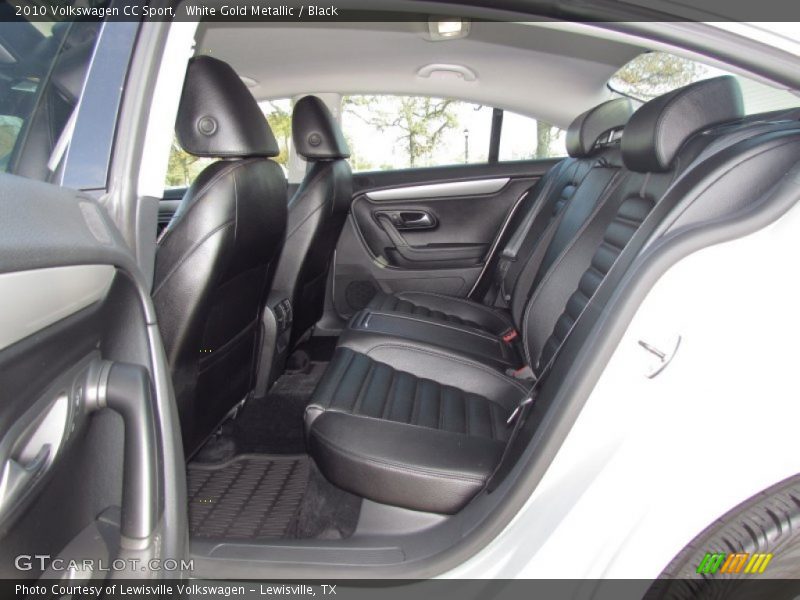 White Gold Metallic / Black 2010 Volkswagen CC Sport