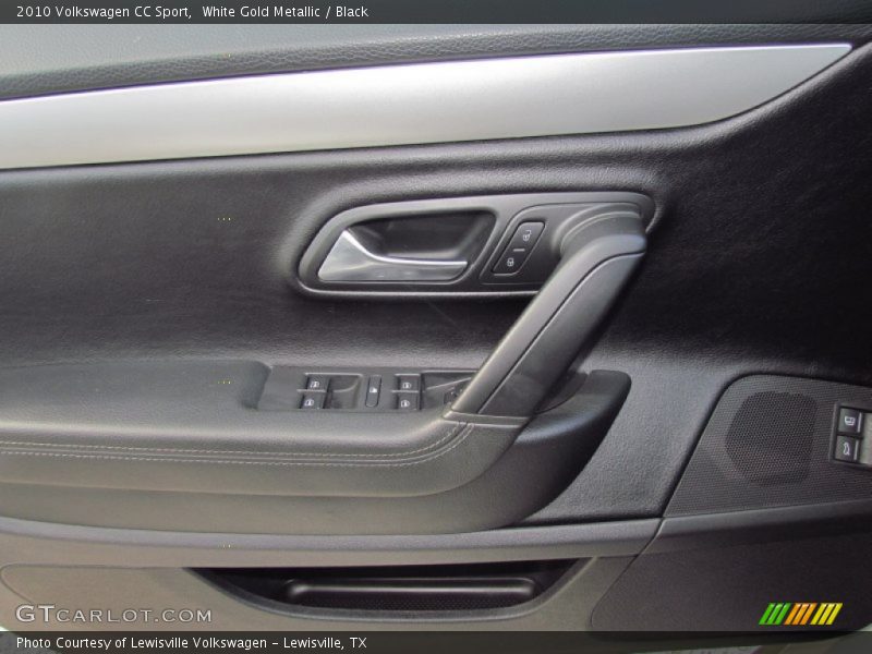 White Gold Metallic / Black 2010 Volkswagen CC Sport