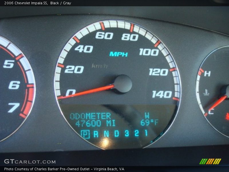 Black / Gray 2006 Chevrolet Impala SS