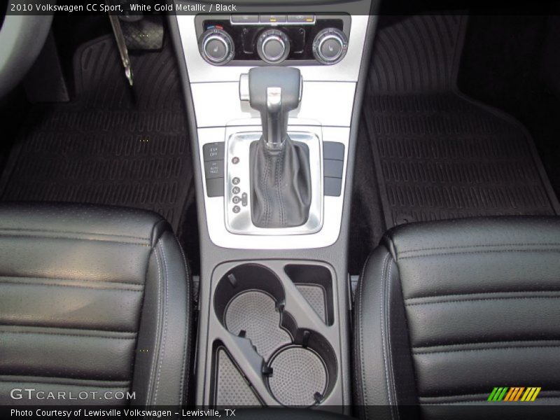 White Gold Metallic / Black 2010 Volkswagen CC Sport