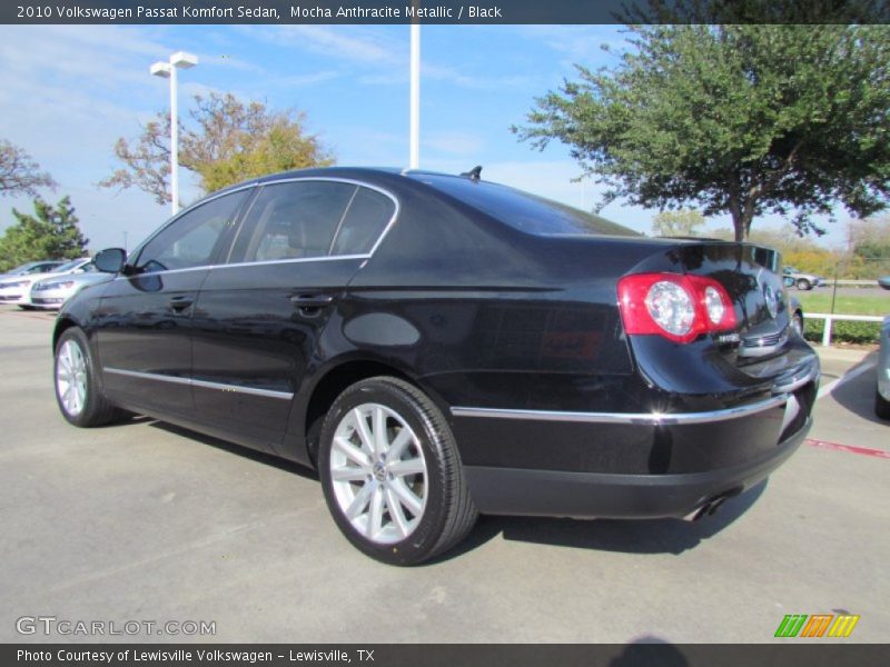 Mocha Anthracite Metallic / Black 2010 Volkswagen Passat Komfort Sedan