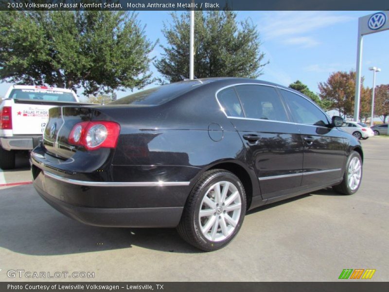 Mocha Anthracite Metallic / Black 2010 Volkswagen Passat Komfort Sedan