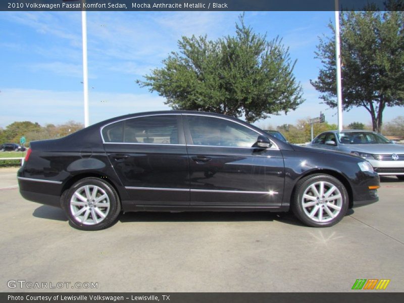 Mocha Anthracite Metallic / Black 2010 Volkswagen Passat Komfort Sedan